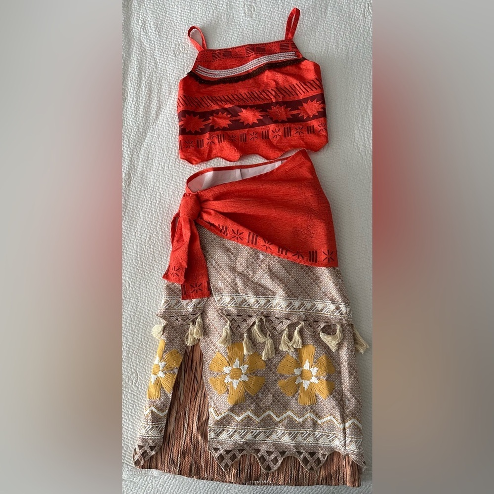 Disney: Girls Moana Dress (Costume)- Size 13-14